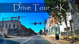 Cedartown Georgia  Scenic Driving Tour  4K  USA [upl. by Tadich]