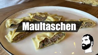 Frische schwäbische Maultaschen selber machen [upl. by Rehprotsirhc]