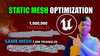 Static MeshGeometry Optimization UE5 Beginner 2024 [upl. by Otreblasiul970]