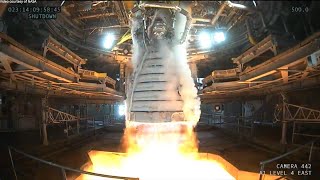 SLS RS25 Engine Test 23 January 2024 [upl. by Bergen]