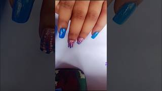 Easy beautiful doting nail art dressing at homeviral nail art tutorialnail art short [upl. by Aitital424]