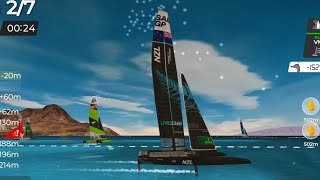 Virtual Regatta F50 Class Sailing SailGP Mindelo 2024 Eregatta [upl. by Llekim]