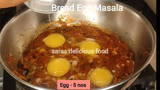 Bread Egg Masala Recipe Quick n Easy breakfast recipe Bread Egg bhurji [upl. by Avigdor]