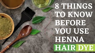 8 Things to know before you use Henna Hair Dye [upl. by Uzziel]