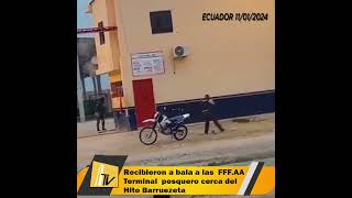 Fueron Recibidos a Bala los Militares en Ecuador [upl. by Annoyi94]