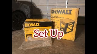 Setting Up A DeWalt Planer Stand [upl. by Giselle]