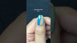 Swirl play nails 💅 💫 nailarttutorial nailart simplenailsSimplenailart easynailart popcolor [upl. by Windham21]