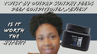 Twist By Ouidad SUNDAY FEELS Deeply Hydrating Hair Mask Review  Type 4 Natural Hair [upl. by Ewald]