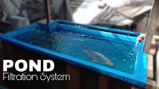 DIY KOI POND FILTER using Buckets [upl. by Sonja]