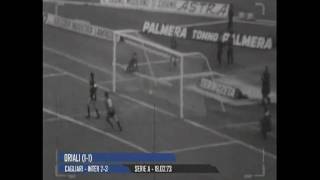 Stagione 19721973  Cagliari vs Inter 23 [upl. by Airbma]