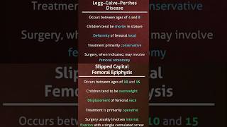 Legg–Calve–Perthes Disease vs Slipped Capital Femoral Epiphysis [upl. by Lyreb]