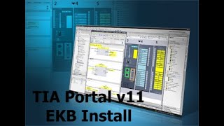 TIA Portal V11 Install and Activate  EKB Install [upl. by Sharai]