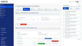 How to Create an eSkill Test [upl. by Akerdnuhs]