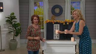 Set of 2 Sconces with Flameless Candles by Home Reflections on QVC [upl. by Arahset]