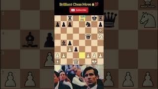 Brilliant Chess Move shorts chess chessmoves chesstactics [upl. by Stokes558]