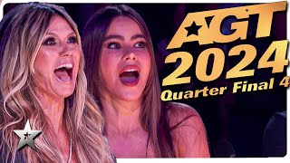 Americas Got Talent 2024 ALL AUDITIONS  Quarter Final 4 [upl. by Naesed397]