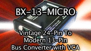 BX13MICRO Vintage Roland Analog Guitar Synth to Modern GR55 Bus Converter with VCA [upl. by Rotow]