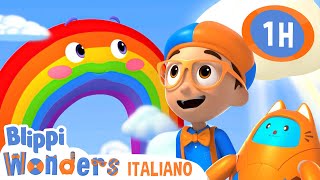 Blippi Impara i Colori dellArcobaleno  Blippi in Italiano  Video educativi per bambini [upl. by Assira]