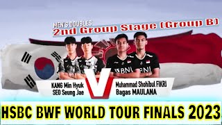 Kang amp Seo Dominates Maulana amp Fikri  BWF World Tour Finals 2023 Mens Doubles 2nd Group Stage [upl. by Illah572]