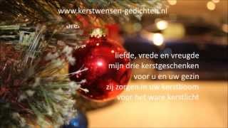 Kerstwens 2024 met mooie grappige kerstgedichten voor kerstkaart [upl. by Auginahs]