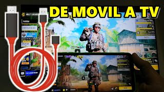 Conecta tu celular ala TV con Cable HDTVCompatible con iOS y Android [upl. by Demeyer]