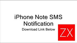 iPhone 6 Note SMS Notification  Apple [upl. by Arratal]