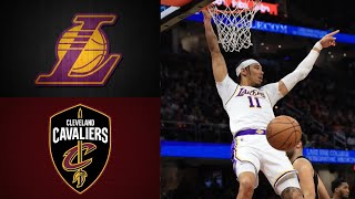 Lakers vs Cavs  Lakers GameTimeTV  Lakers Team Highlights [upl. by Nilac]