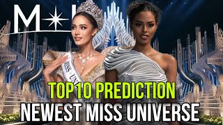 TOP 10 Lates Prediction For Miss Universe 2024 August Edition [upl. by Tnert555]