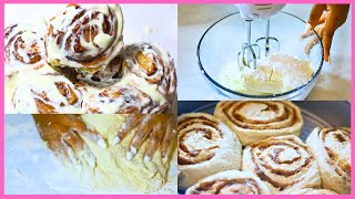 StepByStep CINNAMON ROLL Recipe  How To Make Homemade Cinnamon Rolls  One Hour  One Rise [upl. by Eelytsirk]