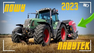 🔥PRASOWANIE SŁOMY 2023🔥NOWY NABYTEK🔥MF amp FENDT 🔥 [upl. by Lesnah]