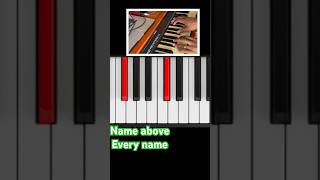 Sinach  Name of Jesus youtubeshorts tutorial piano [upl. by Janel]