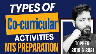 Types of Cocurricular Activities  NTS Preparation  BRAINS ACADEMY nts ajkpsc [upl. by Lalitta]