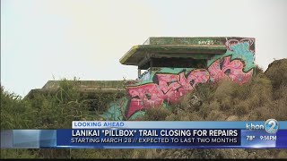 Lanikai Pillbox trail to close for two months Lanikai Pillbox trail to close for two months [upl. by Sirovart]