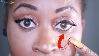 WATCH ME PUT ON FRESHLOOK HAZEL COLORBLENDS CONTACT LENSES🔥 [upl. by Phineas]