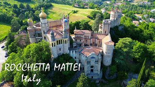 Magical Rocchetta Mattei castle Italy  let me take you for a quick tour [upl. by Ahsemrac]