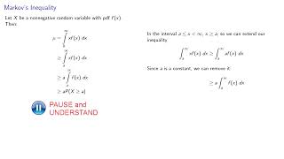 Markovs Inequality [upl. by Midan]