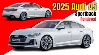 2025 Audi A5 Sportback Rendered [upl. by Menis]