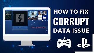 PS4 How to Fix Corrupted Data [upl. by Enailuj79]