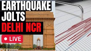 Earthquake In Delhi LIVE  Earthquake 2023  Tremors Felt In DelhiNCR  Delhi Earthquake  N18L [upl. by Ricoriki]