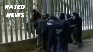 Immigrants Breach BelarusPoland Border [upl. by Knipe]