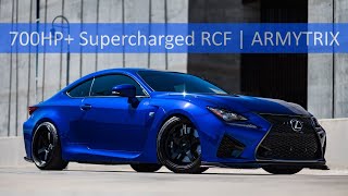 700HP Supercharged Lexus RCF ARMYTRIX Brutal Sound  Crazy Acceleration  Extremely Loud [upl. by Maiga105]