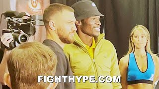 HIGHLIGHTS  LOMACHENKO VS RICHARD COMMEY FINAL PRESS CONFERENCE amp FIRST OFFICIAL FACE OFF [upl. by Wachter]