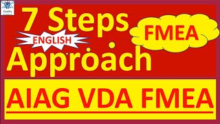 7 steps approach in FMEA  FMEA  FMEA Latest Edition  FAILURE MODE AND EFFECTS ANALYSIS [upl. by Jeth]