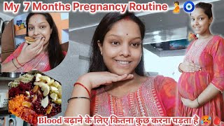 My Whole Day Routine Vlog  My 7 Months Pregnancy 🫄❣️ Healthy Diet🍲  Daily Vlog Ameesha Chaudhary [upl. by Lelith780]