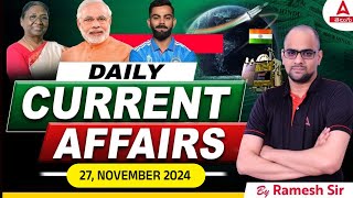 28 Nov Current Affairs Today  APPSC TSPSC Railway SSC Bank Daily Current Affairs in Telugu [upl. by Kcirederf]