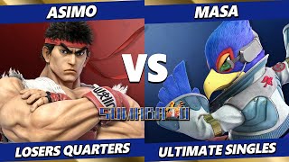 Sumabato 52 TOP 8  MASA Falco Vs Asimo Ryu Smash Ultimate  SSBU [upl. by Airun]