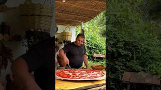 The Secret to Cooking a Giant amp Delicious Rustic Tandoor Pizza  Cooking revew Show food village [upl. by Rockafellow]