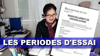 TOUT SAVOIR SUR LES PÉRIODES DESSAI  vieprofessionnellefr [upl. by Oriaj]