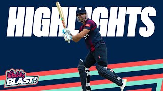 Chris Lynn Smashes HalfCentury  Durham v Northamptonshire  Highlights  Vitality Blast 2022 [upl. by Lenahc]