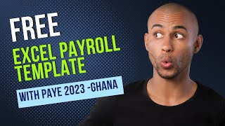 Free Payroll Template with new Income Tax PAYE 2023 [upl. by Suiramad]